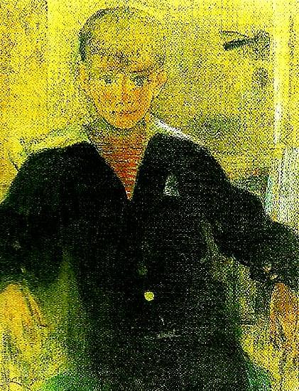 Carl Larsson gossportratt France oil painting art